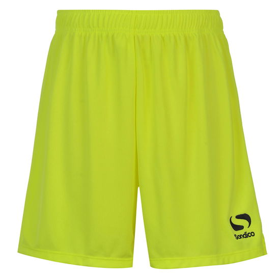 Sondico Grass Roots Football Shorts Youth 910 MB Fluo Yellow Sportswear - Sondico Grass Roots Football Shorts Youth 910 MB Fluo Yellow Sportswear - Merchandise - Creative Distribution - 5056122517501 - 