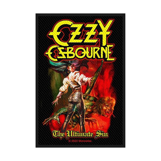 Ozzy Osbourne Standard Patch: The Ultimate Sin (Loose) - Ozzy Osbourne - Merchandise - PHD - 5056365703501 - July 20, 2020