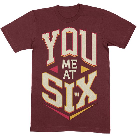You Me At Six · You Me At Six Unisex T-Shirt: Cube (T-shirt) [size M] [Red - Unisex edition]