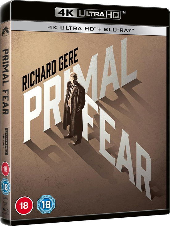 Primal Fear - Gregory Hoblit - Filmes - Paramount Pictures - 5056453206501 - 25 de março de 2024