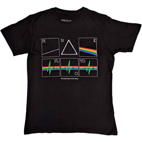 Pink Floyd Unisex T-Shirt: Prism Heart Beat - Pink Floyd - Mercancía -  - 5056561075501 - 