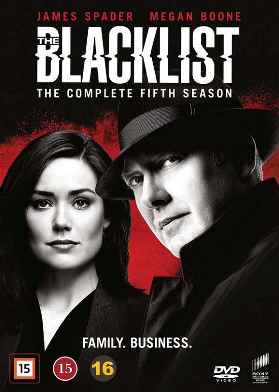 Cover for Blacklist · Blacklist - The Complete Fifth Season (DVD) (2018)
