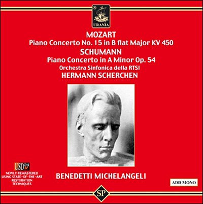 Cover for Mozart / Schumann / Scherchen / Michelangeli · Piano Cto 15 / Piano Cto Op 54 (CD) (2008)