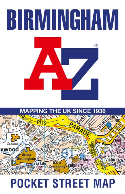 Cover for A-Z Maps · Birmingham A-Z Pocket Street Map (Map) (2025)