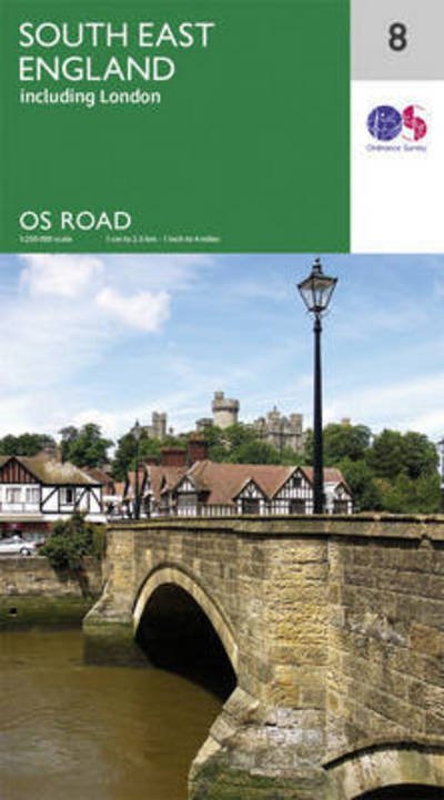 Cover for Ordnance Survey · Ordnance Survey.8 South East England (i (Bok) [Sept 2016 edition] (2016)