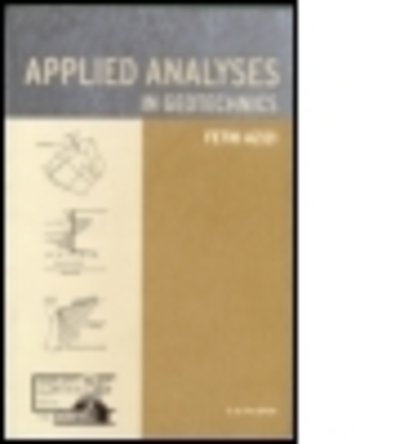 Cover for Fethi Azizi · Applied Analyses in Geotechnics (Pocketbok) (1999)