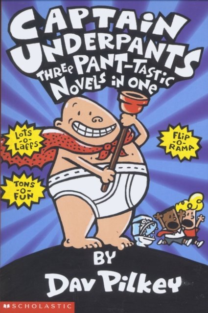 Cover for Dav Pilkey · Captain Underpants Three Pant-tastic Novels in One - Captain Underpants (Pocketbok) (2018)