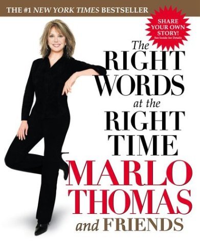 Cover for Marlo Thomas · Right Words at the Right Time (Paperback Book) [Reprint edition] (2004)