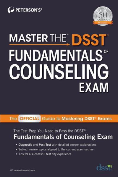 Cover for Peterson's · Master the DSST Fundamentals of Counseling Exam (Taschenbuch) (2021)