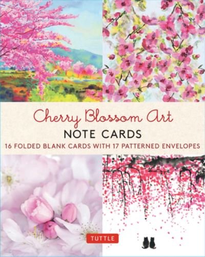 Cover for Tuttle · Cherry Blossom Art, 16 Note Cards: 16 Different Blank Cards with Envelopes in a Keepsake Box! (Drucksachen) (2023)