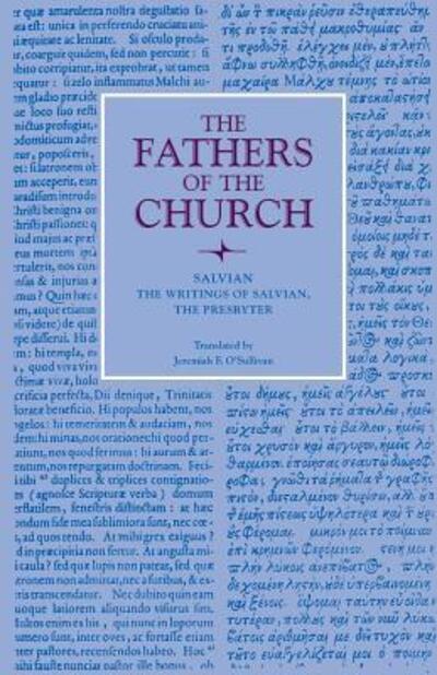 Cover for Salvian · The Writings of Salvian, the Presbyter: Vol. 3 - Fathers of the Church Series (Paperback Book) (1998)