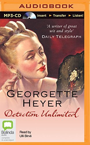 Cover for Georgette Heyer · Detection Unlimited (Inspector Hemingway) (MP3-CD) [Mp3 Una edition] (2015)