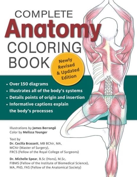 Cover for Dr. Cecilia Brasset · Complete Anatomy Coloring Book, Newly Revised and Updated Edition (Paperback Book) [2 New edition] (2016)