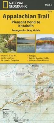Cover for National Geographic Maps · Appalachian Trail, Pleasant Pond To Katahdin, Maine: Trails Illustrated (Landkarten) [2022nd edition] (2022)