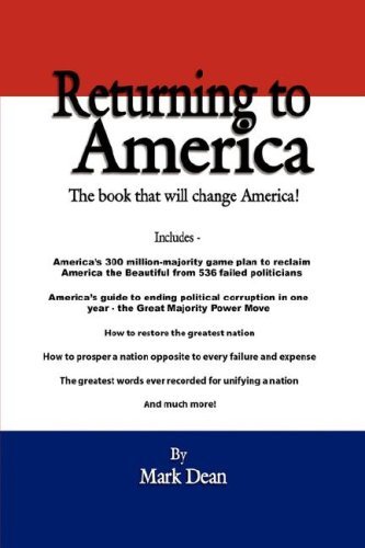 Cover for Mark Dean · Returning to America (Pocketbok) (2007)