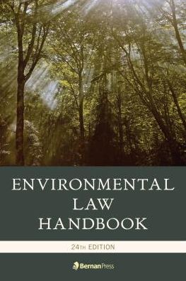 Cover for Kevin A. Ewing · Environmental Law Handbook (Hardcover Book) [Twenty fourth edition] (2019)