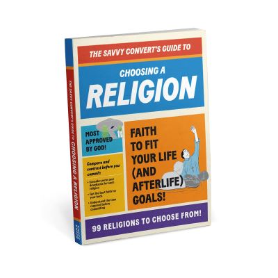 Cover for Knock Knock Savvy Convert's Guide to Choosing a Religion (2022 Edition) (Paperback Book) [New edition] (2022)