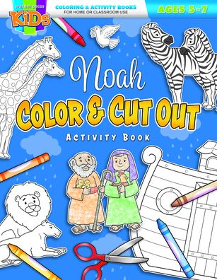 Cover for Warner Press · Coloring Activity Books - General-5-7 - Noah Color and Cut Out Activity Book (Paperback Book) (2020)