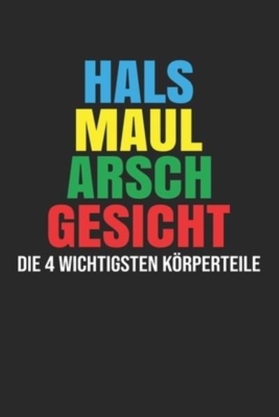 Cover for Af Design Jahresplaner · Hals Maul Arsch Gesicht - Die 4 wichtigsten Koerperteile (Pocketbok) (2019)