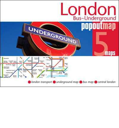 Popout Maps: London Popout Map - Bus & Underground - Popout Map - Livres - PopOut Maps - 9781845879501 - 4 avril 2014