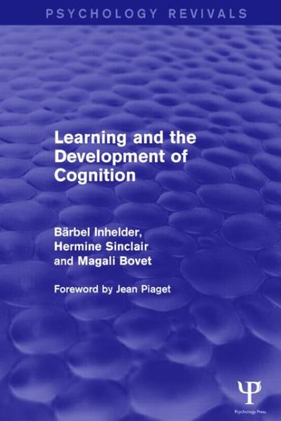 Cover for Barbel Inhelder · Learning and the Development of Cognition (Psychology Revivals) - Psychology Revivals (Paperback Book) (2015)