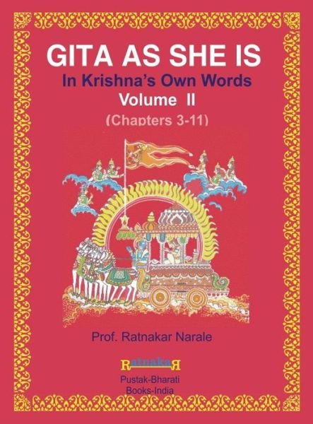 Cover for Ratnakar Narale · Gita As She Is, in Krishna's Own Words, Book II (Gebundenes Buch) (2014)