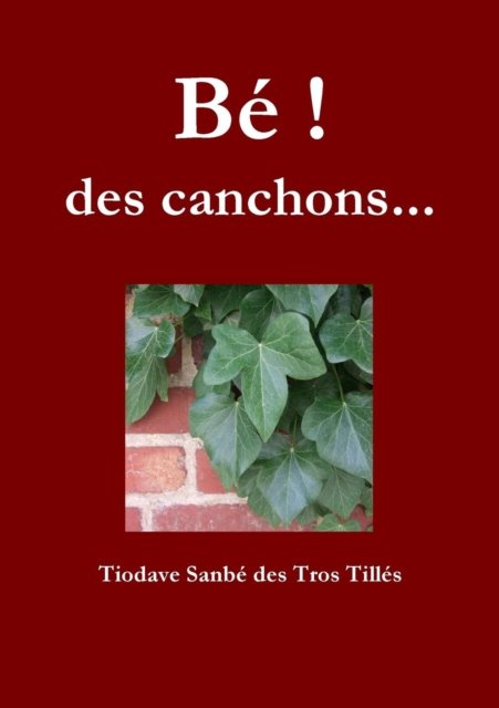 Cover for Tiodave Destrotilles · Canchons (Paperback Book) (2011)