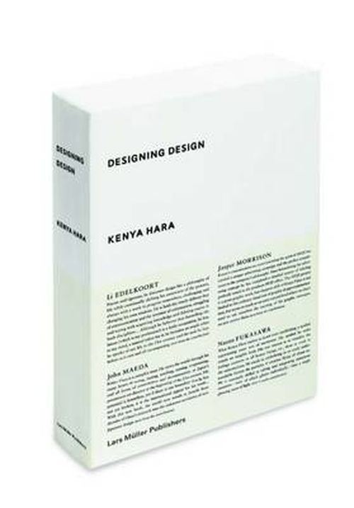 Designing Design - Kenya Hara - Books - Lars Muller Publishers - 9783037784501 - May 1, 2015