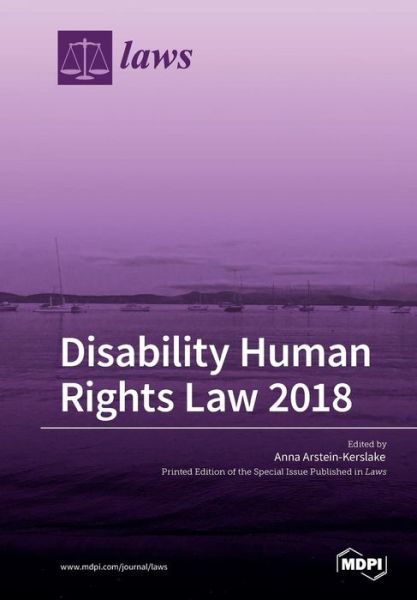 Cover for Anna Arstein-Kerslake · Disability Human Rights Law 2018 (Pocketbok) (2018)