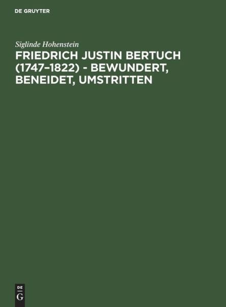 Cover for Hohenstein · Friedrich Justin Bertuch (17 (Bog) (1989)