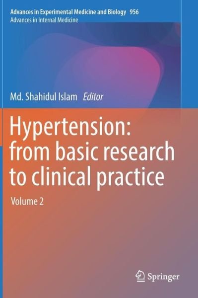 Cover for Hypertension · Hypertension: from basic research to clinical practice: Volume 2 - Advances in Experimental Medicine and Biology (Innbunden bok) [1st ed. 2017 edition] (2017)