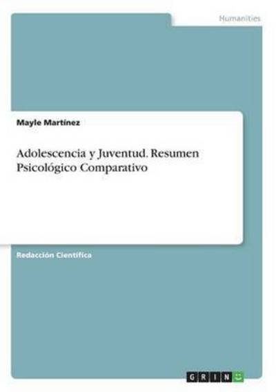 Cover for Martínez · Adolescencia y Juventud. Resum (Bog)