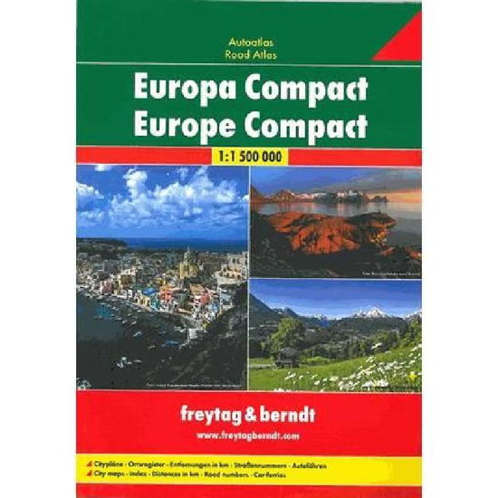 Cover for Freytag &amp; Berndt · Europe Compact Road Atlas 1:1 500 000 (Map) (2017)