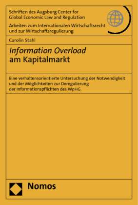 Information Overload am Kapitalma - Stahl - Books -  - 9783832978501 - 