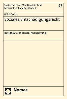 Cover for Becker · Soziales Entschädigungsrecht (Bok) (2018)