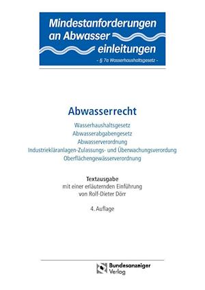 Cover for Dörr · Abwasserrecht (Book)