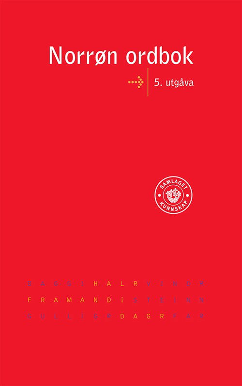 Cover for Leiv Heggstad · Norrøn ordbok (Indbundet Bog) (2008)