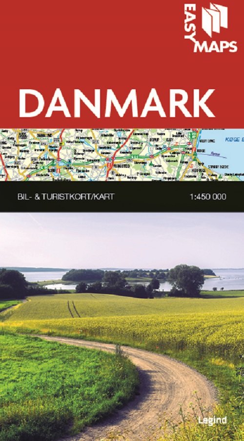 Easy Maps - Lande og regioner: Easy Maps - Danmark - Legind A/S - Livres - Legind - 9788771551501 - 15 avril 2015