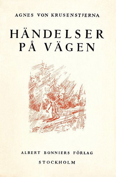 Cover for Agnes von Krusenstjerna · Händelser på vägen (ePUB) (2014)