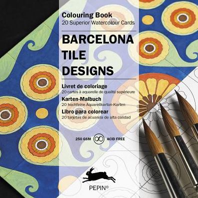 Cover for Pepin Van Roojen · Barcelona Tile Designs: Colouring Card Book (Pocketbok) (2015)