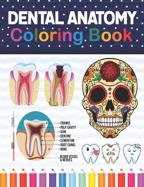 Cover for Samniczell Publication · Dental Anatomy Coloring Book: Learn the Basics of Dental Anatomy. Dental Anatomy Coloring Book for Cute Children's, Kids, Boys, Girls, Dental Assistants, Dental Students, Periodontists and Dentists. Dental School Gifts. Dental School Books. (Paperback Book) (2020)