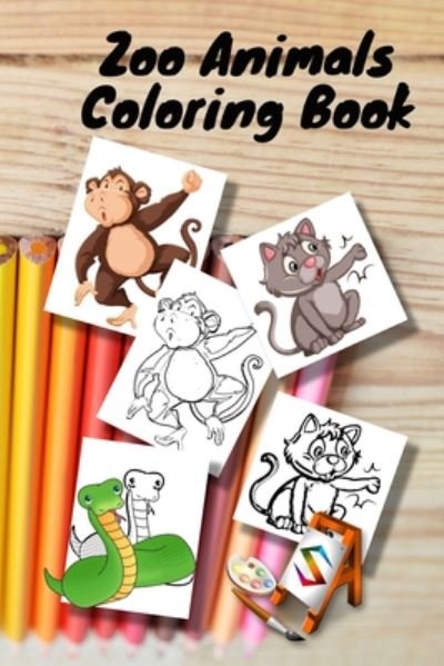 Zoo Animals Coloring Book - Ymos Youssef - Bøger - Independently Published - 9798649699501 - 30. maj 2020