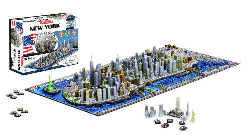 4D CityScape - Time Puzzle - New York - Coiled Springs - Merchandise - 4D Cityscape Inc. - 0714832000502 - 1. november 2009