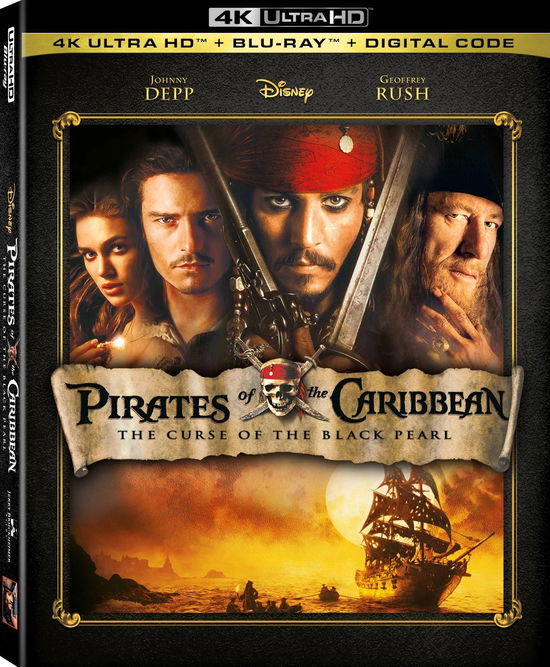 Cover for Pirates of the Caribbean: Curse of the Black Pearl (4K Ultra HD) (2022)