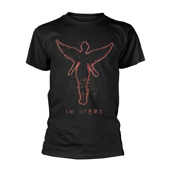 Cover for Nirvana · In Utero F&amp;b men (Black) (T-shirt) [size S] (2023)