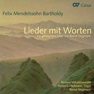 Cover for Berliner Vokalensemble / Stegmann · Lieder Mit Worten Carus Klassisk (CD) (2011)