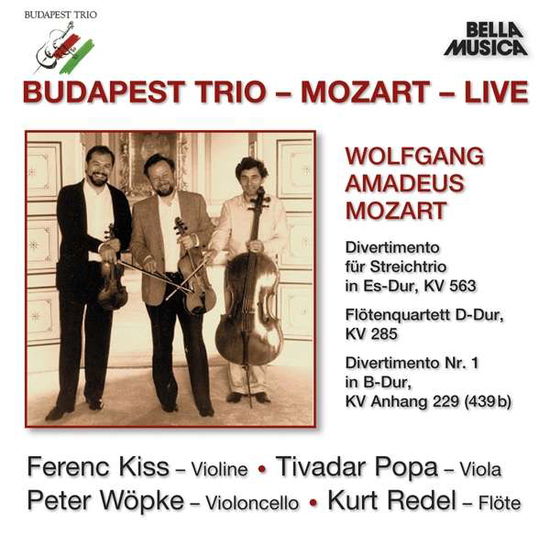 Cover for Mozart / Budapest Trio · Live (CD) (2019)