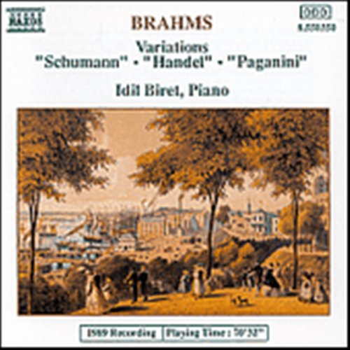 Cover for Idil Biret · BRAHMS: Variations (CD) (1991)