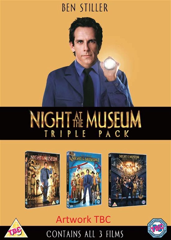 Cover for Night at the Museum 1-3 · Night At The Museum / Night At The Museum 2 / Night At The Museum 3 - Secret Of The Tomb (DVD) (2015)