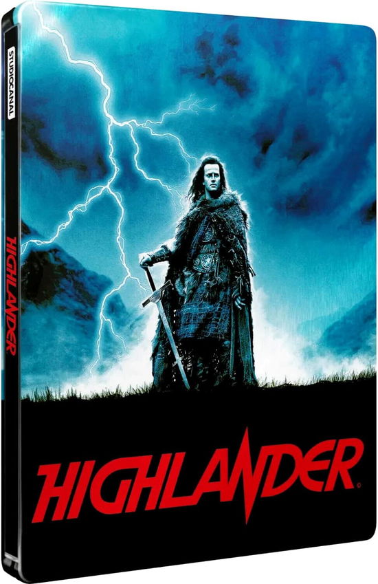 Highlander Limited Edition Steelbook - Russell Mulcahy - Elokuva - Studio Canal (Optimum) - 5055201849502 - maanantai 31. lokakuuta 2022